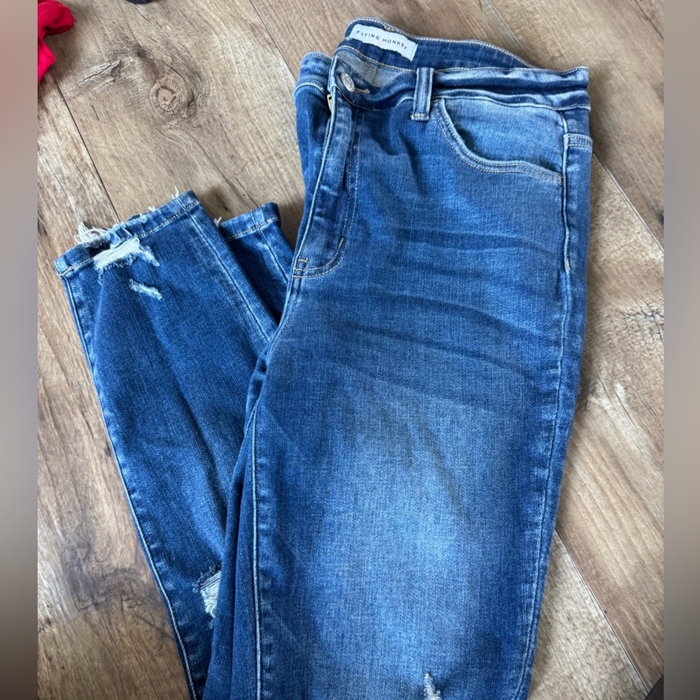 FLYING MONKEY JEANS WOMEN WORN 2 x